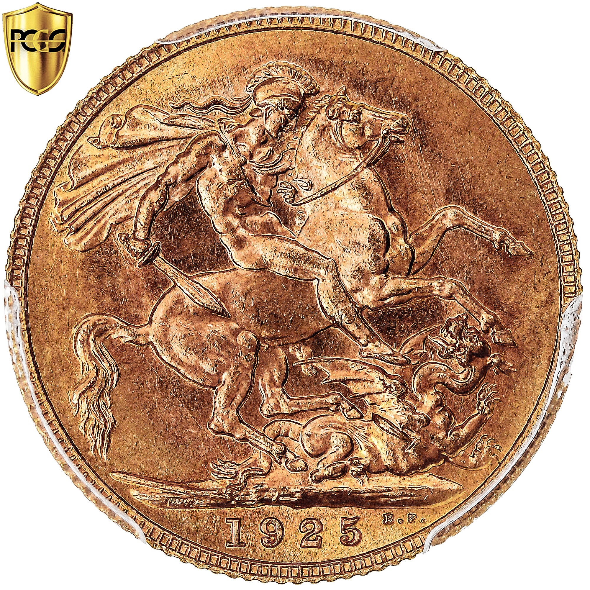 Coin, Great Britain, George V, Sovereign, 1925, London, PCGS, MS66, MS(65-70)