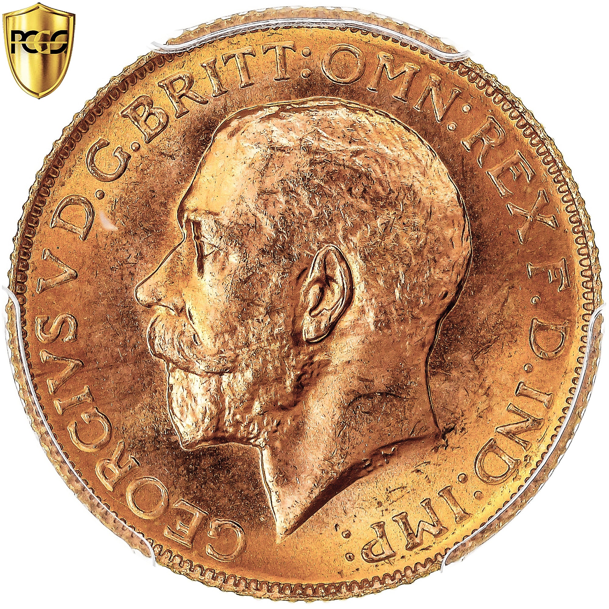Moneta, Gran Bretagna, George V, Sovereign, 1925, London, PCGS, MS66, FDC, Oro