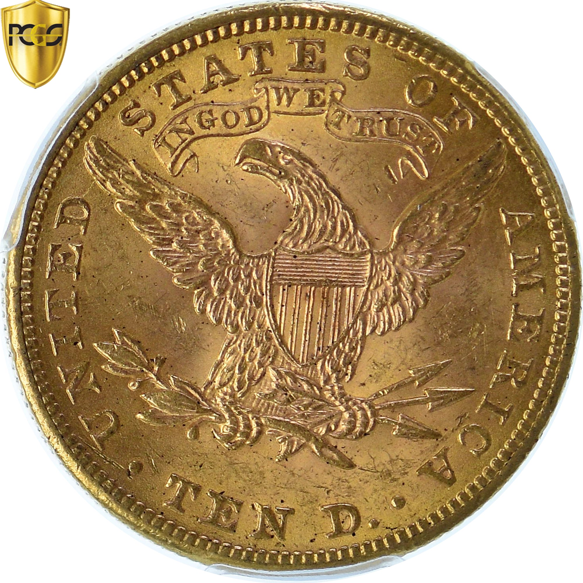 Coin, United States, Coronet Head, $10, Eagle, 1901, Philadelphia, PCGS, MS62