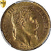 Monnaie, France, Napoleon III, 20 Francs, 1865, Paris, PCGS, MS61, SUP+, Or