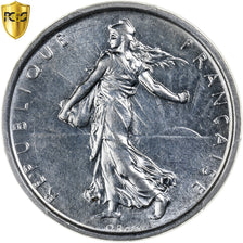 Coin, France, Semeuse, 5 Francs, 1969, Paris, PCGS, AU58, AU(55-58), Silver