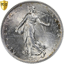 Coin, France, Semeuse, 2 Francs, 1915, Paris, PCGS, MS63, MS(63), Silver