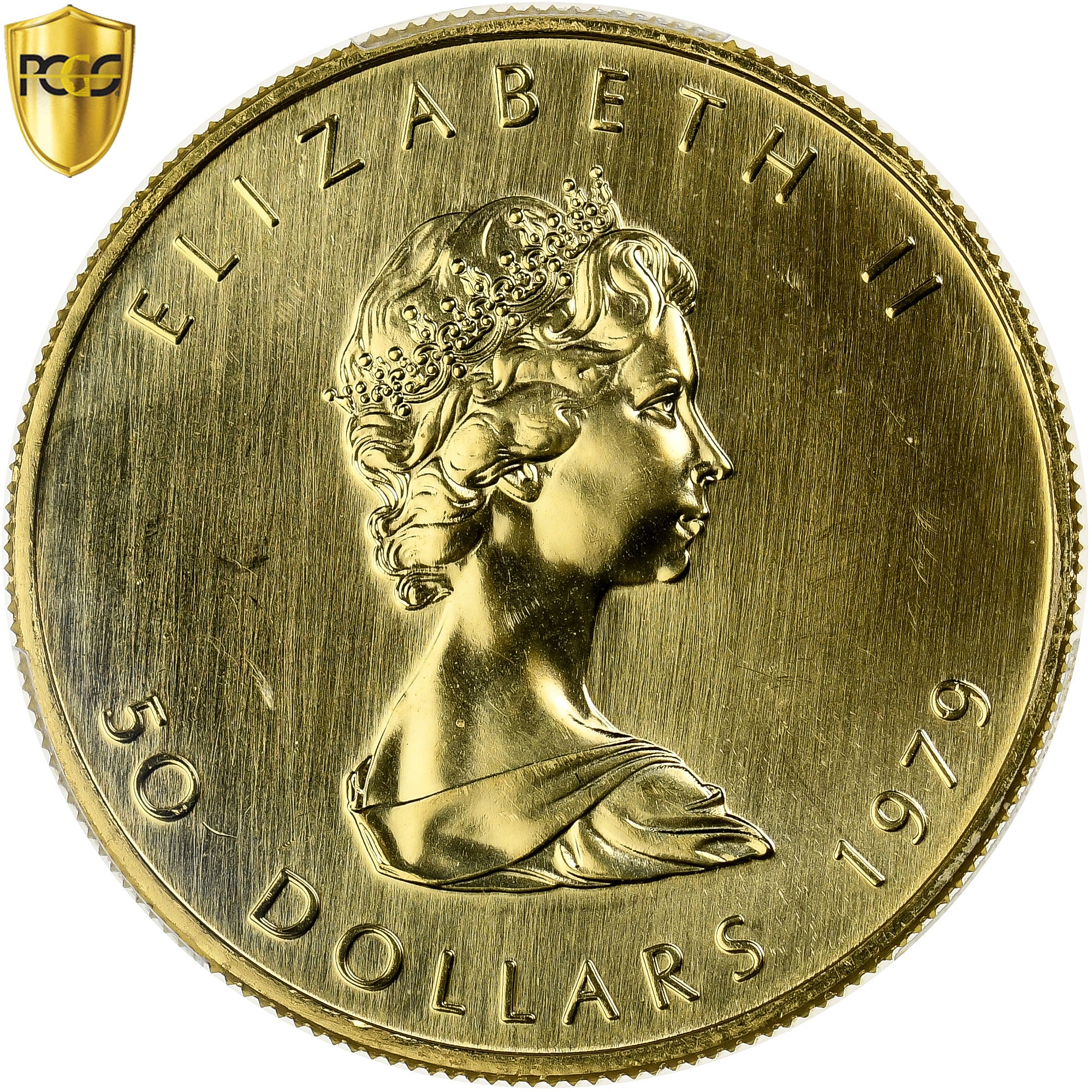 Canadá, Elizabeth II, 50 Dollars, Maple Leaf, 1979, Royal Canadian Mint, Oro
