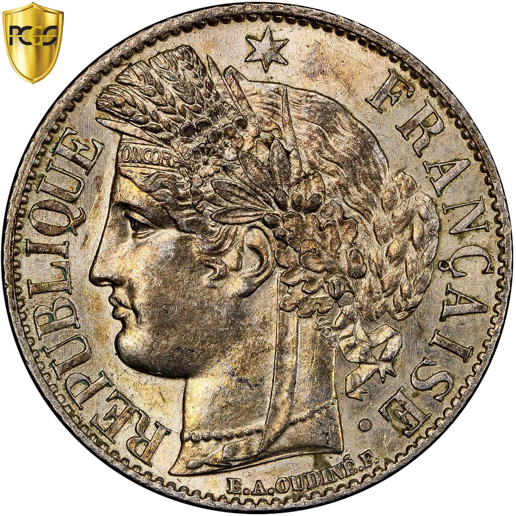 Francia, Franc, Cérès, 1894, Paris, Argento, PCGS, SPL-, Le Franc:F.216