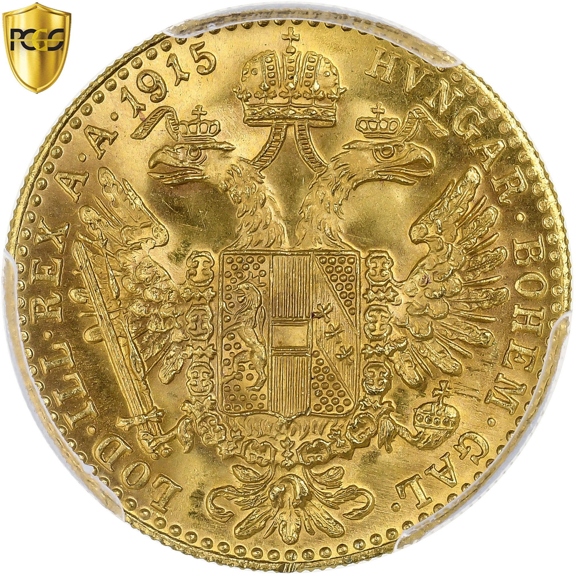 Österreich, Franz Joseph I, Ducat, 1915, Restrike, Gold, PCGS, STGL, KM:2267