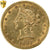 USA, $10, Eagle, Coronet Head, 1893, New Orleans, Złoto, PCGS, AU(50-53)