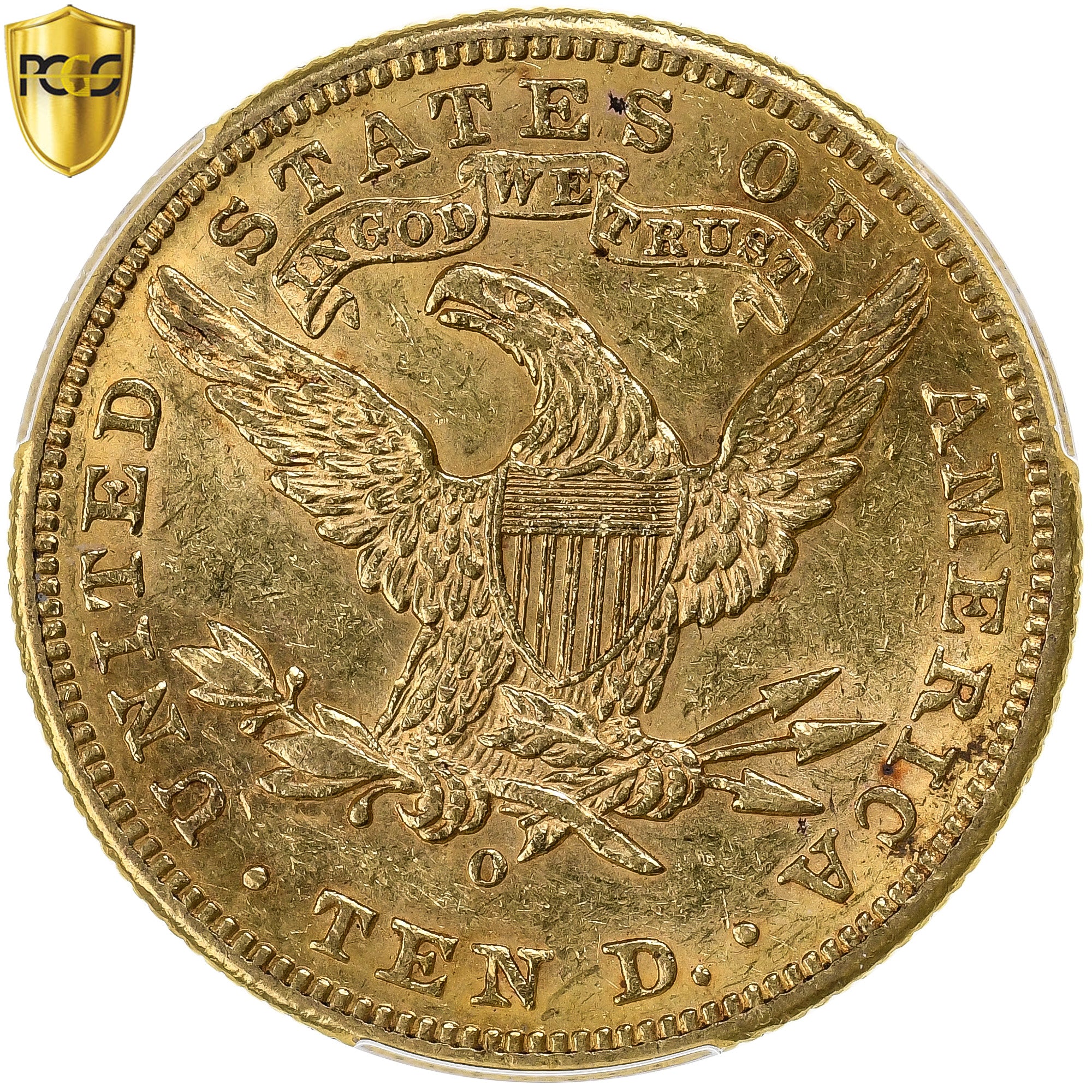 United States, $10, Eagle, Coronet Head, 1893, New Orleans, Gold, PCGS