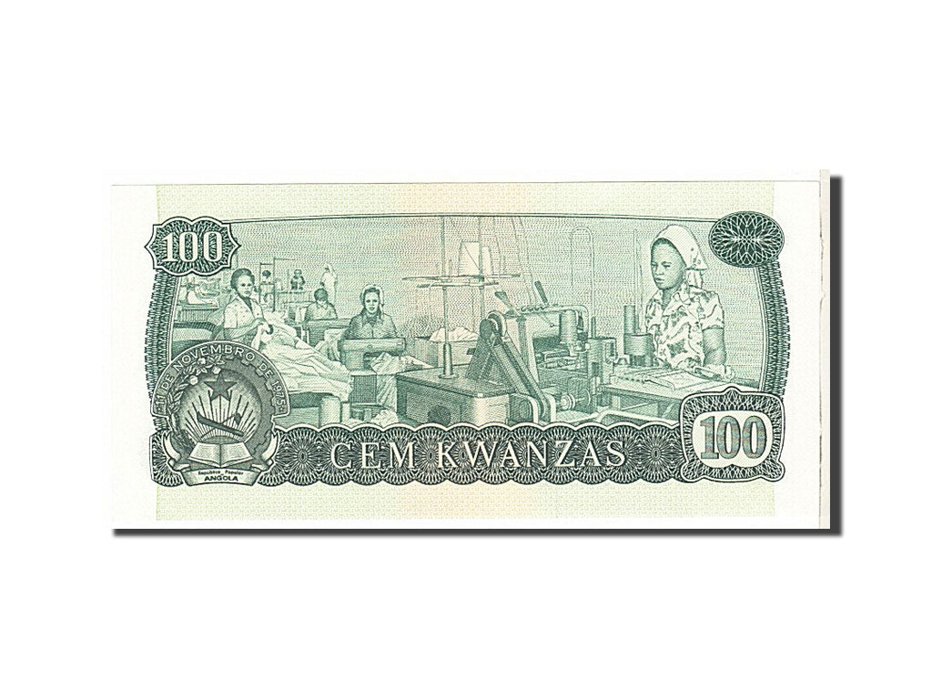 Angola, 100 Kwanzas type 1979
