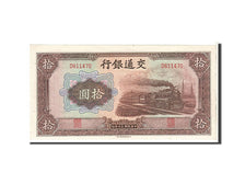 China, 10 Yüan, 1941, KM #159a, AU(55-58), D611470