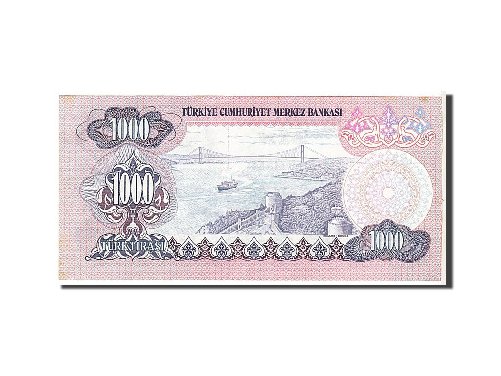 Turkey, 1000 Lira, 1970, KM #191, AU(55-58), F29617783
