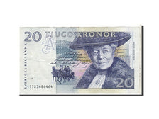 Sweden, 20 Kronor, 1991, KM #61a, EF(40-45), 1523686464