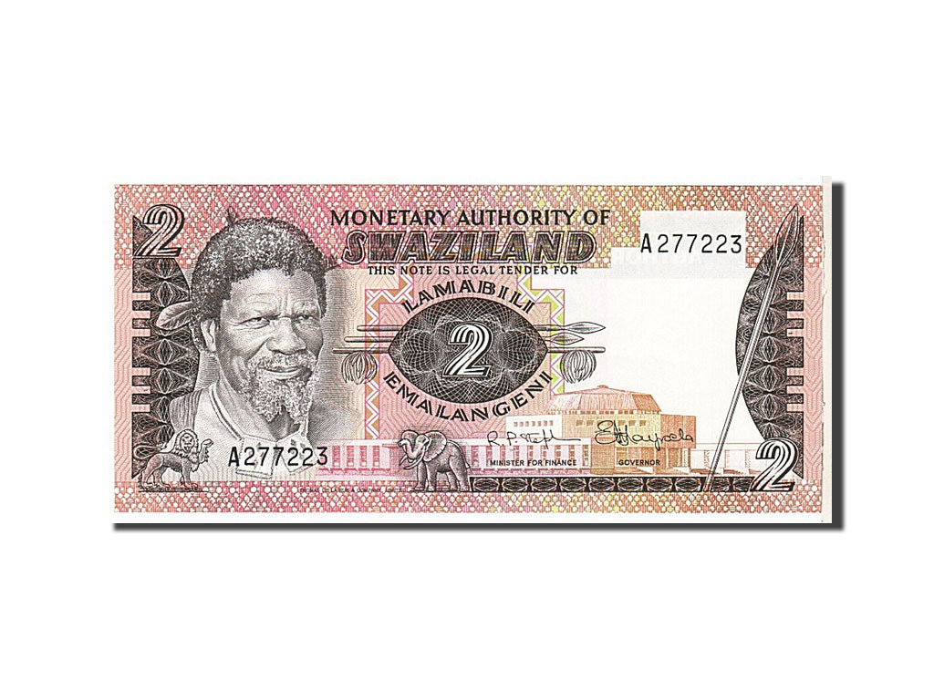 Swaziland, 2 Emalangeni, 1974, KM #2a, UNC(65-70), A277223