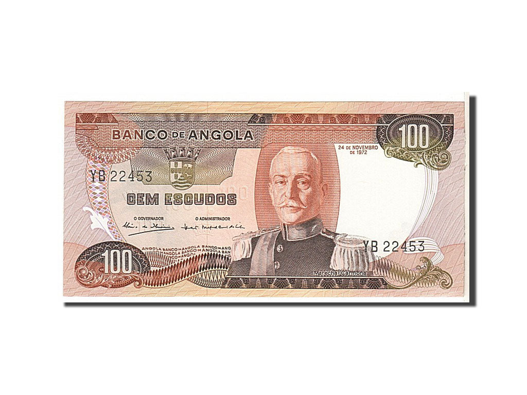 Banknote, Angola, 100 Escudos, 1972, KM:101, UNC(65-70)