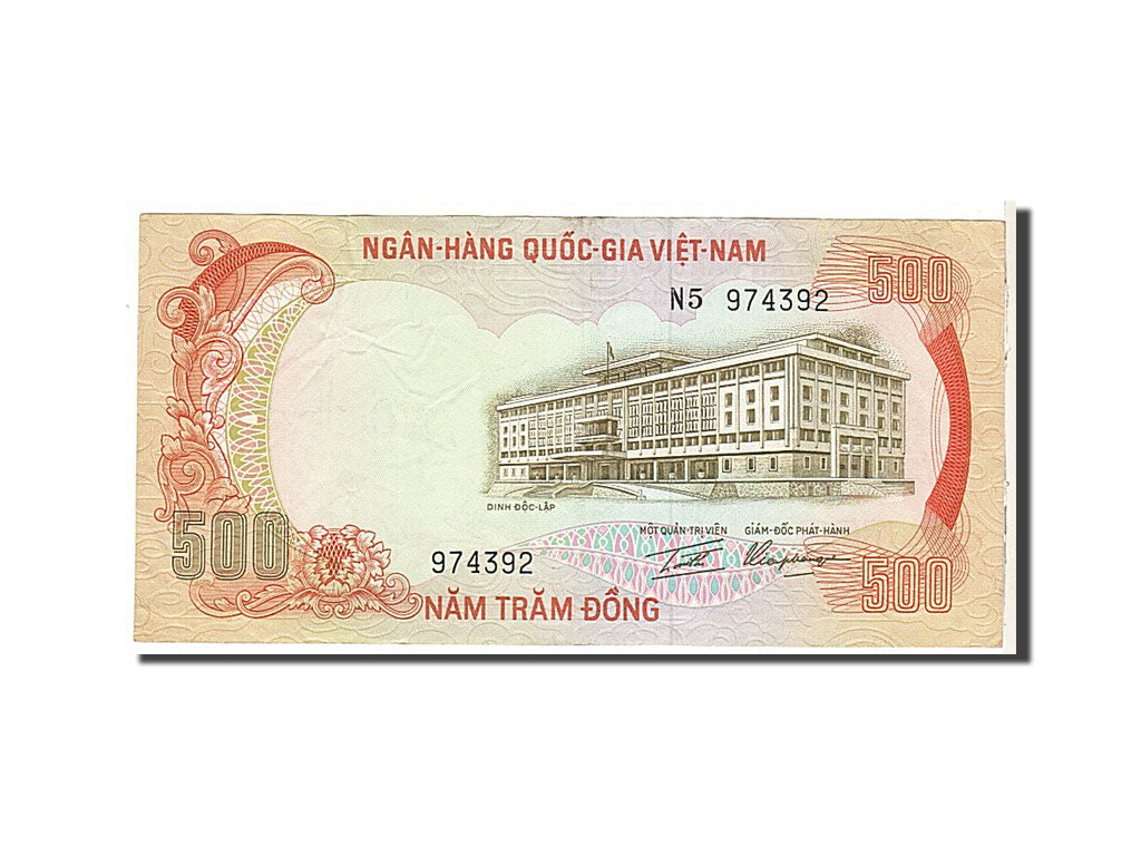 South Viet Nam, 500 D<ox>ng, 1972, KM #33a, EF(40-45), N5974392