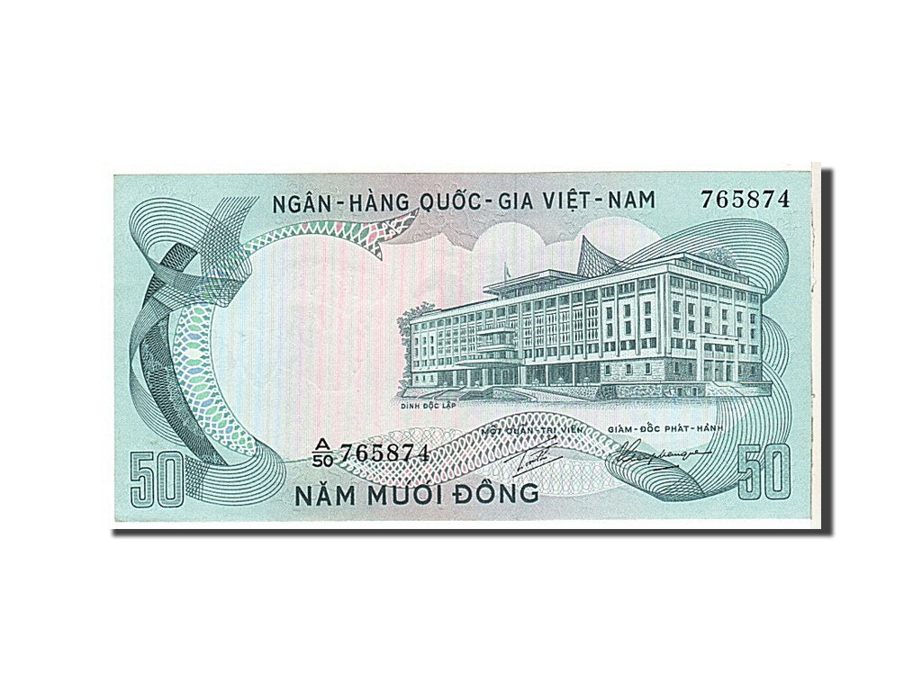 Banknote, South Viet Nam, 50 D<ox>ng, 1972, UNC(65-70)