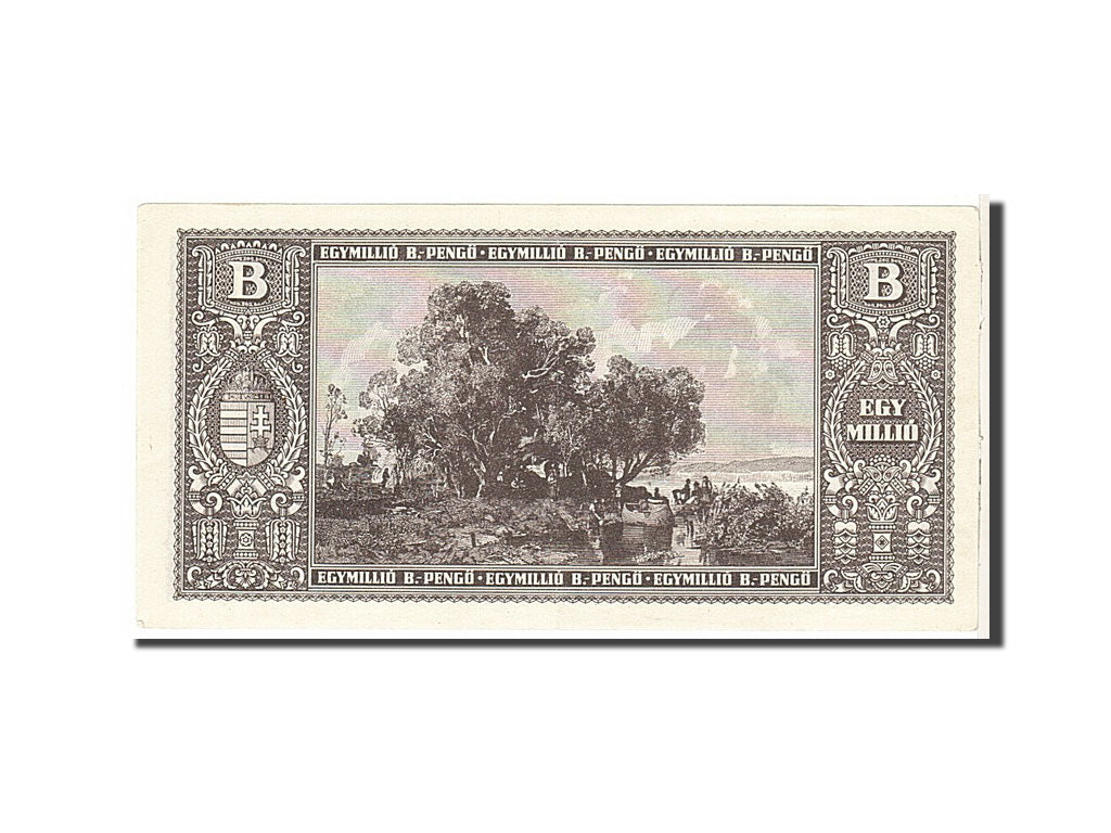 Hungary, 1,000,000 B.-Pengö, 1946, KM #134, AU(55-58)