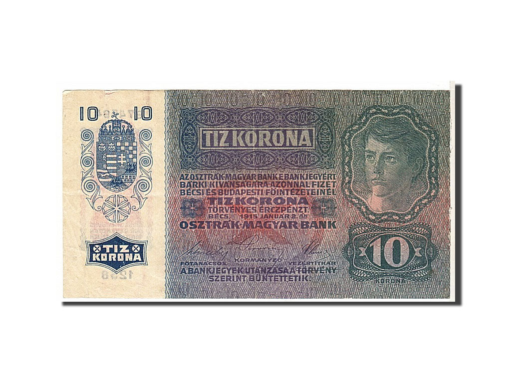 Austria, 10 Kronen, 1915, KM #51a, EF(40-45), 8745941258