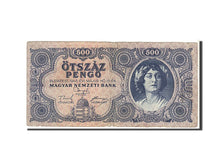 Banknote, Hungary, 500 Pengö, 1945, KM:117a, VF(20-25)