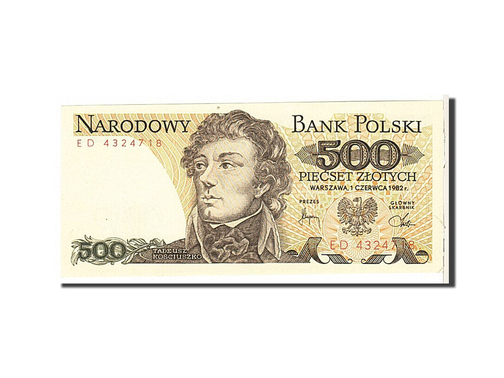 Banconote, Polonia, 500 Zlotych, 1982, SPL