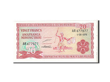 Banknote, Burundi, 20 Francs, 1979, KM:27A, UNC(65-70)