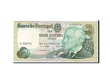 Banknote, Portugal, 20 Escudos, 1978, KM:176a, EF(40-45)