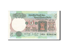 India, 5 Rupees, 1975, KM #80e, UNC(63), 38K896234