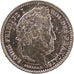 Francia, Louis-Philippe, 25 Centimes, 1845, Rouen, BB, Argento, Gadoury:357
