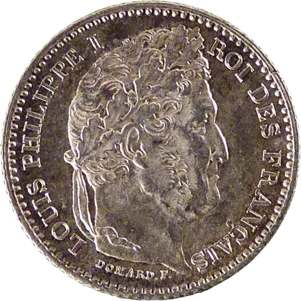 FRANCE, Louis-Philippe, 25 Centimes, 1846, Paris, KM #755.1, graded, PCGS,...