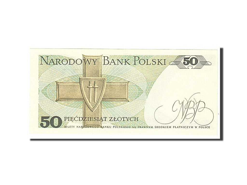 Biljet, Polen, 50 Zlotych, 1988, NIEUW