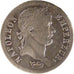 FRANCE, Napoléon I, 1/2 Franc, 1808, Lyon, KM #680.4, VF(30-35), Silver, Gadoury