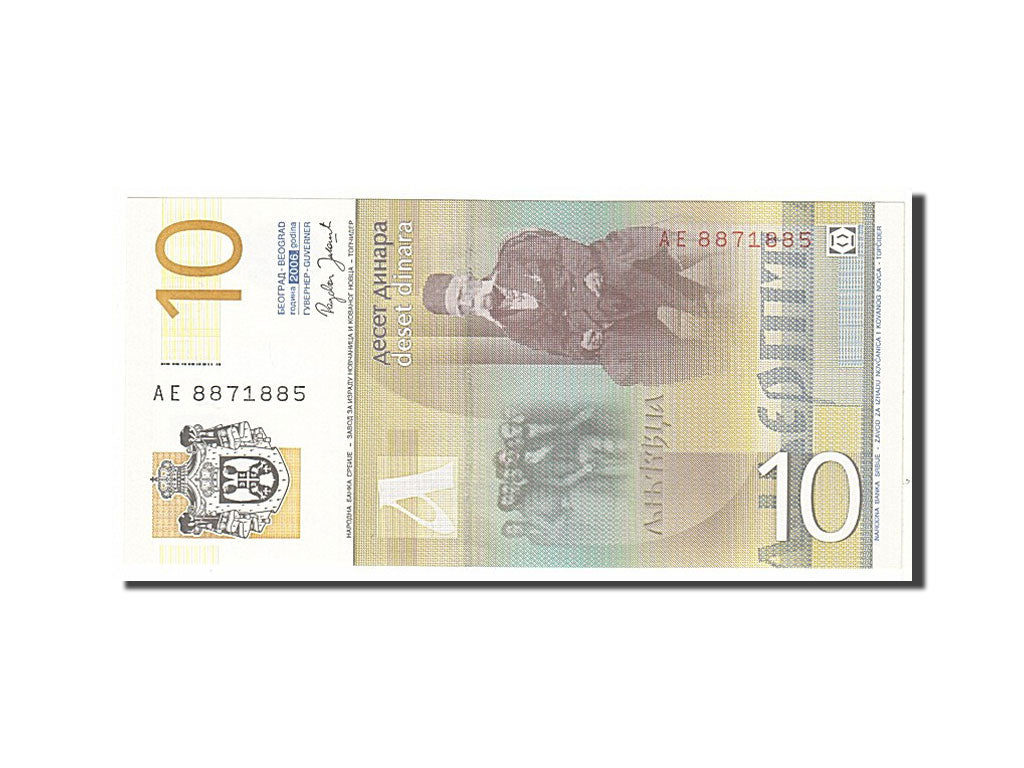 Geldschein, Serbien, 10 Dinara, 2006, UNZ