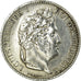 Coin, France, Louis-Philippe, 1/2 Franc, 1845, Rouen, MS(60-62), Silver