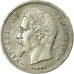 Francia, Napoleon III, 50 Centimes, 1853, Paris, Argento, BB+, Gadoury:414