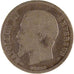 FRANCE, 50 Centimes, 1854, Paris, F(12-15), Silver, Gadoury #414, 2.40