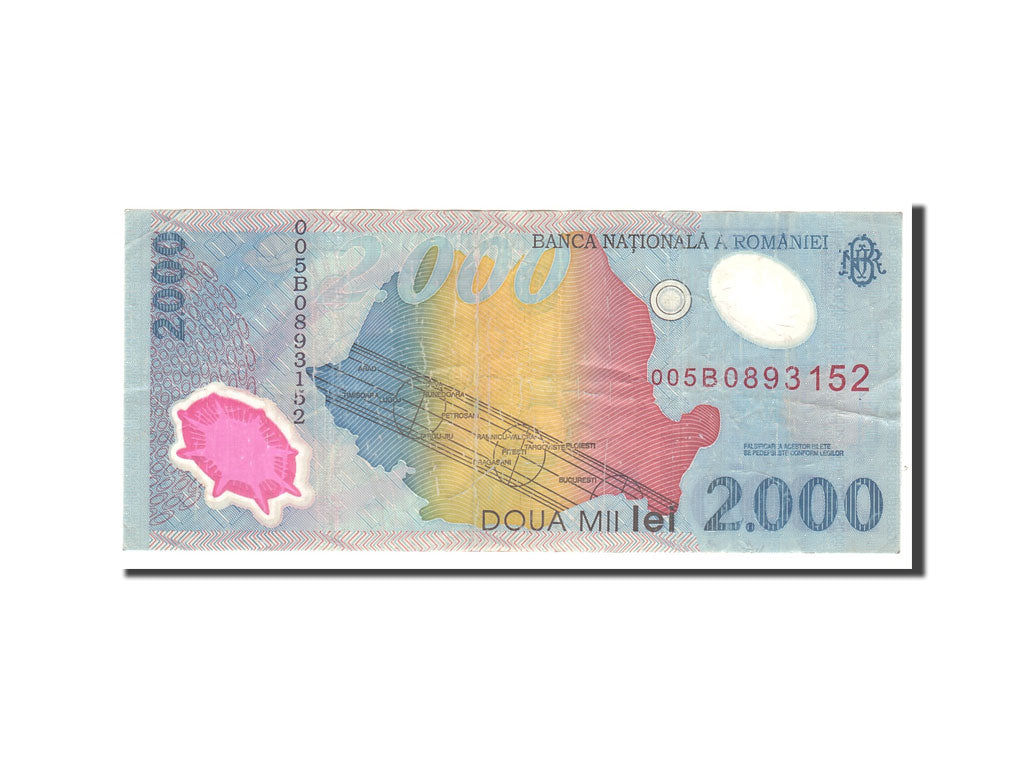 Banknote, Romania, 2000 Lei, 1999, Undated, KM:111a, VF(20-25)