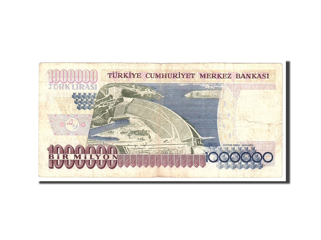 Turkey 1,000,000 Lira 2002 KM:213 VF(20-25) N42810496