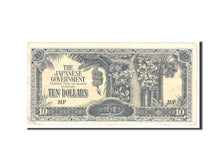 Banknot, MALEZJA, 10 Dollars, 1942, Undated, KM:M7c, EF(40-45)