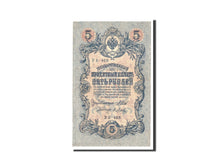 Banknote, Russia, 5 Rubles, 1909, Undated, KM:10b, EF(40-45)