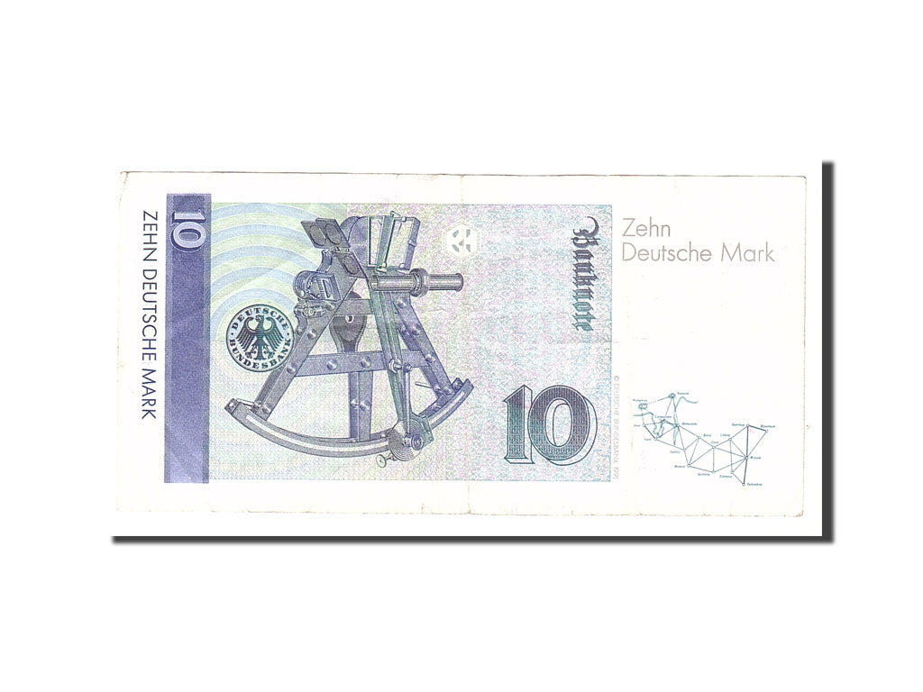 GERMANY - FEDERAL REPUBLIC, 10 Deutsche Mark, 1993, KM:38b, 1993-10-01, EF(40...