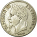Francia, Napoleon III, 50 Centimes, 1869, Strasbourg, Plata, MBC, Gadoury:417