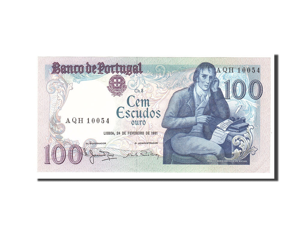 Portogallo, 100 Escudos, 1981, KM:178b, 1981-02-24, SPL