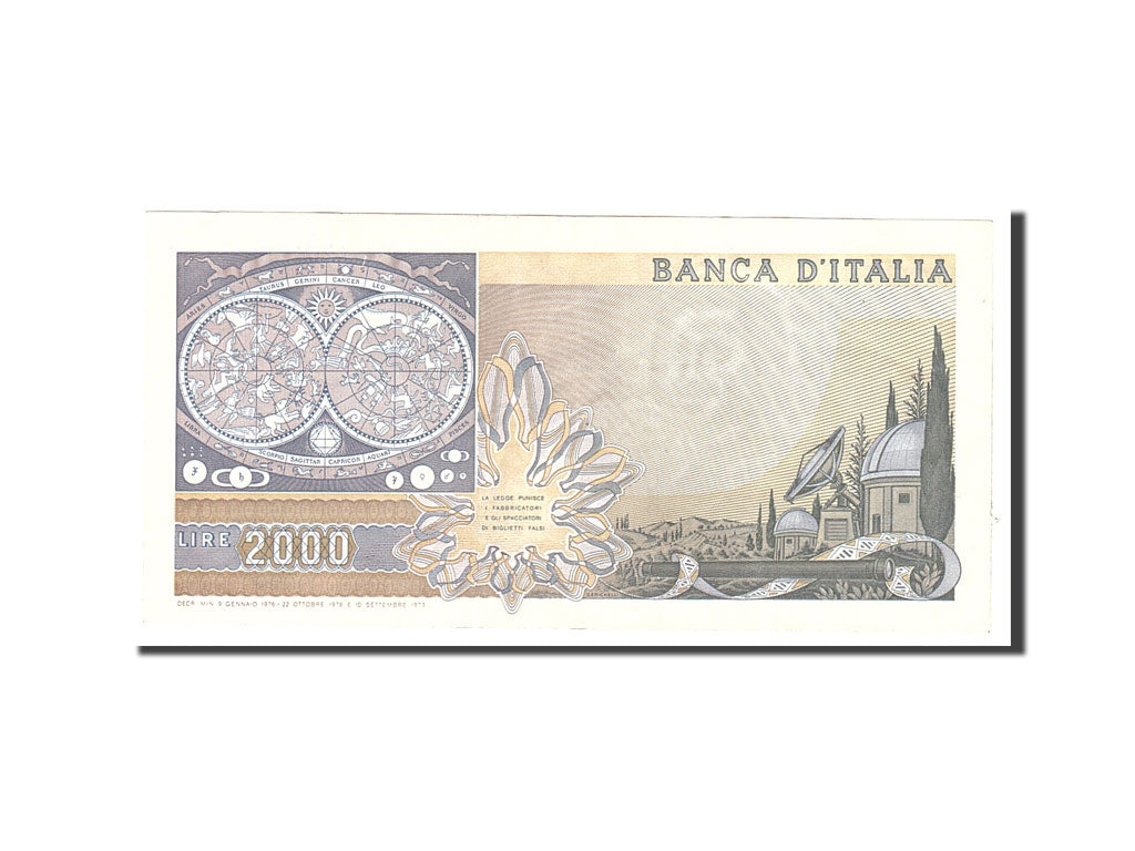 Italy, 2000 Lire, 1976, KM:103b, 1976-10-22, EF(40-45), VA100742O