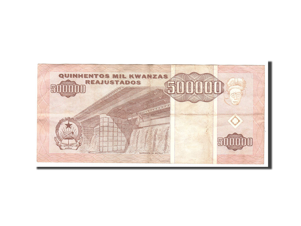 Angola, 500,000 Kwanzas Reajustados, 1995, 1995-05-01, KM:140, EF(40-45), SJ6...
