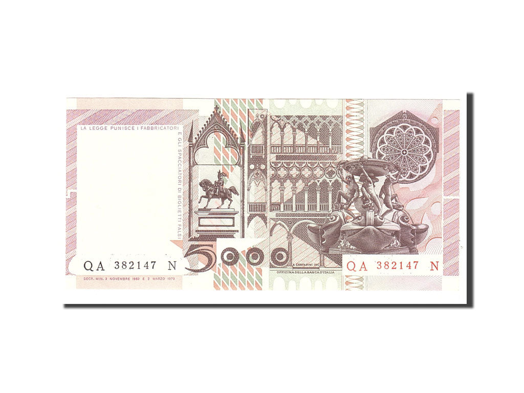 Italy, 5000 Lire, 1982, KM:105b, 1982-11-03, EF(40-45), QA382147N