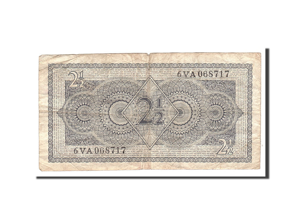 Banknote, Netherlands, 2 1/2 Gulden, 1949, 1949-08-08, KM:73, VF(20-25)