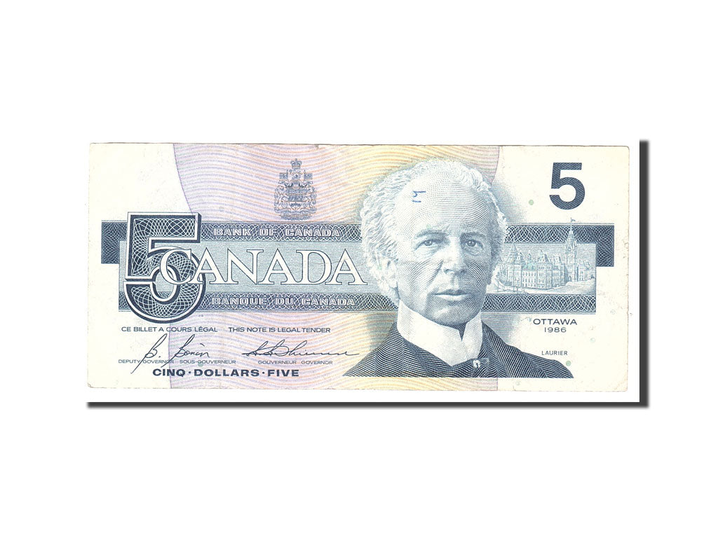 Canada, 5 Dollars, 1986, Undated, KM:95c, EF(40-45), GPM8020817