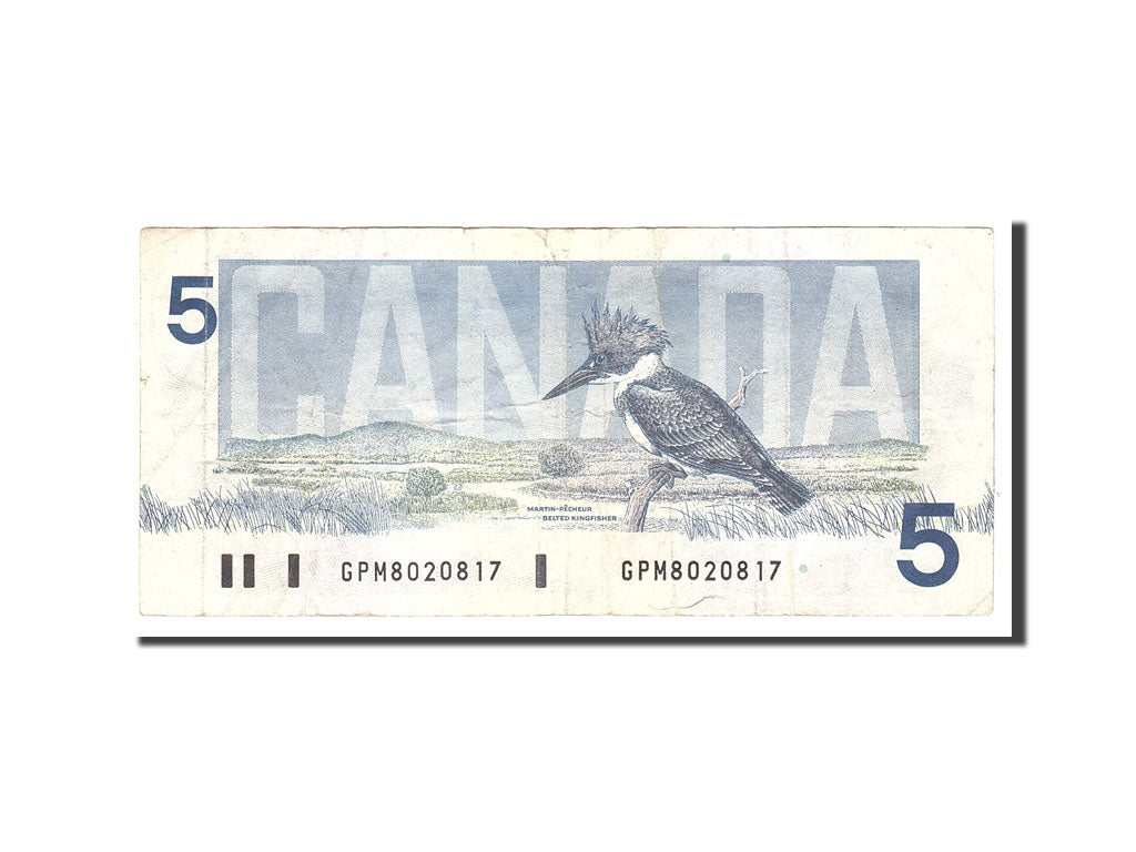 Canada, 5 Dollars, 1986, Undated, KM:95c, EF(40-45), GPM8020817