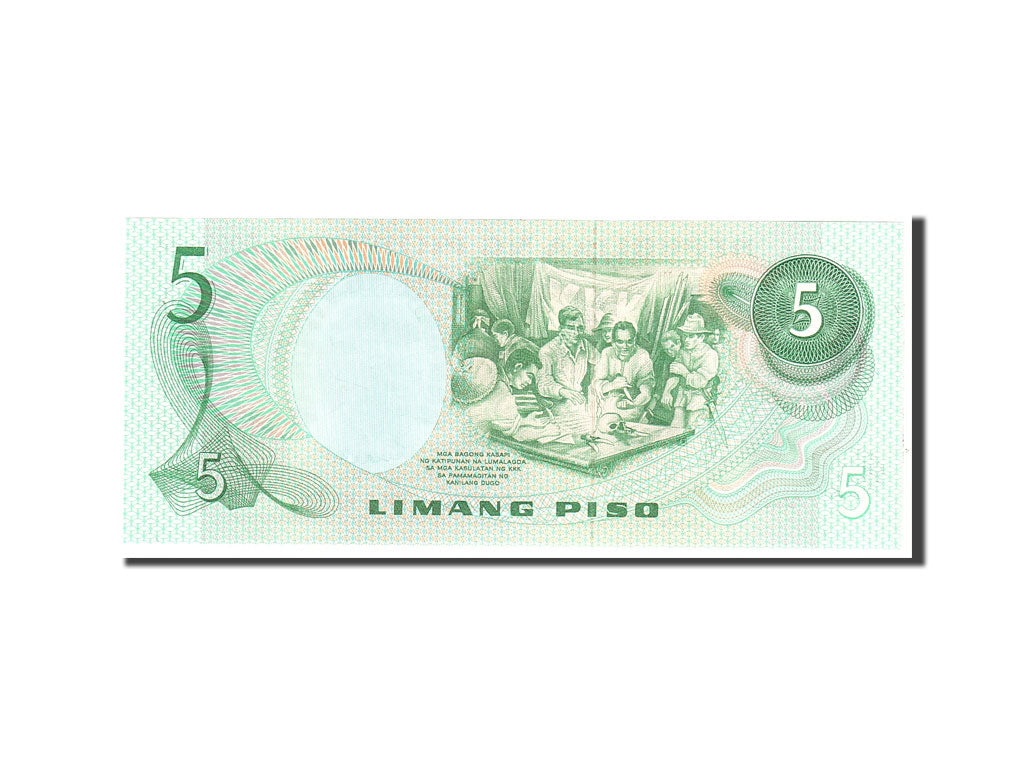 Philippines, 5 Piso, 1978, KM:160a, Undated, UNC(65-70)
