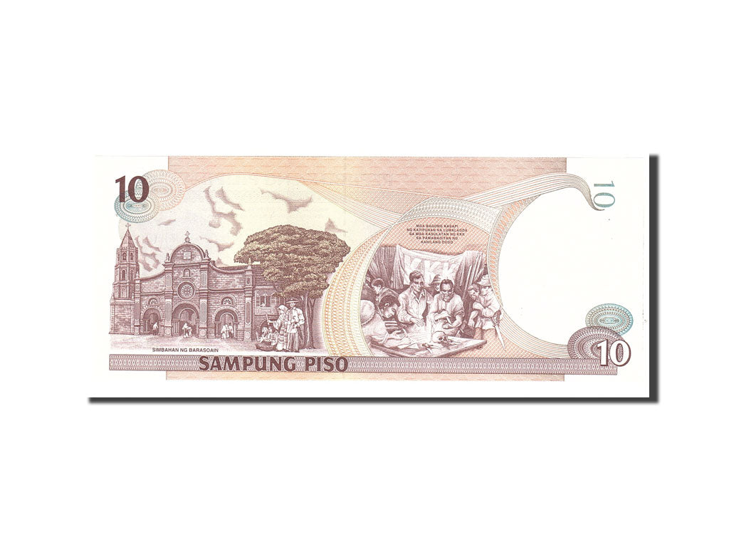 Banknote, Philippines, 10 Piso, 2001, Undated, KM:187i, UNC(65-70)