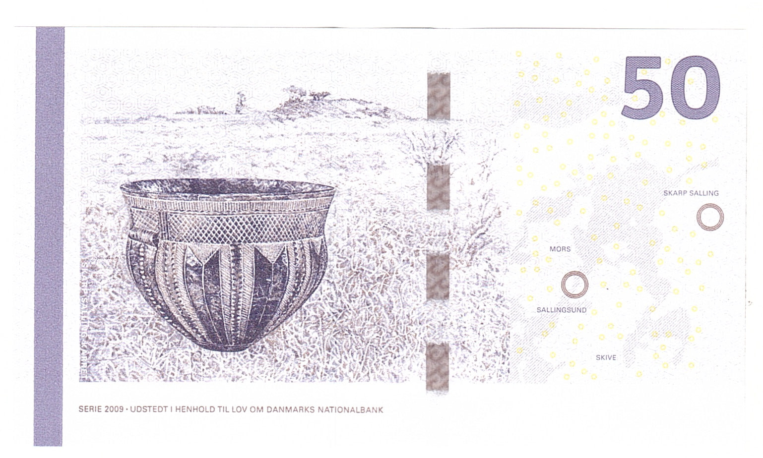 Banknote, Denmark, 50 Kroner, 2009, Undated, KM:65a, UNC(65-70)